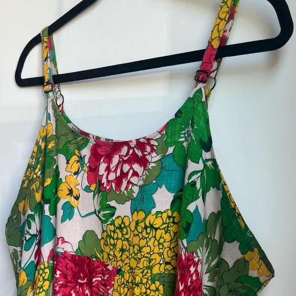 Flowy Floral Spaghetti Strap Maxi Dress - Picture 7 of 15